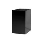 12" X 12" X 24" Acrylic Cube Display 5 Sided Box Black