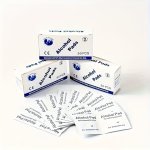 75% Alcohol Wipes 100 Pads box Disposable Sanitizing Cotton Pads For Screen Glasses Ear Piercings No Fragrance Beauty & Personal