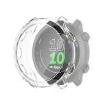 For Garmin Forerunner 158 55 Half Coverage Hollowed Tpu Protective Case Transparent White