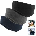 Komake Ear Warmers Headband Fleece Earmuffs Running Headband Winter Ear Covers Moisture Wicking Ski Sport Headband For Men & Wom