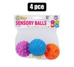Baby Toy Edu Play learn Sensory Ball 4PC