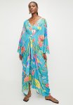 Superbalist Maxi Kaftan Dress With Ties - Resort Painted Floral Aop