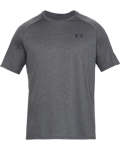 Men's Ua Tech 2.0 Short Sleeve - Carbon Heather XS