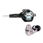 Mares Dual Adj 62X Scuba Diving Regulator 1ST & 2ND Stage Underwater Breathing System White aqua - Int Regulator Connection