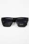 Ladies Retro Sunglasses - Black - Nosize