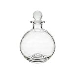 Nakpunar 8.5 Oz 250 Ml Spherical Clear Glass Bottle With Round Stopper Liquor Oils Wedding Favors