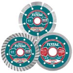 Total Tools Combo Set Diamond Disc 3PCS 115MM