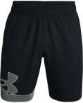 Men's Ua Woven Graphic Shorts - Black Sm