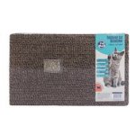 Cat Cardboard Scratch Pad - Catnip - Rectangle - Brown - 47CM X 24CM X 4CM