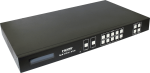 Hdcvt 4×4 HDMI 2.0 Matrix Over Hdbaset 100M Supports Poe