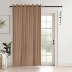 Ready Made Eyelet Blockout Curtain Fawn - 500X230