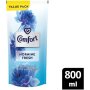 Comfort Concentrated Laundry Fabric Softener Refill Uplifting 800ML