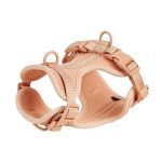 Novski Dog Harness And Leash Set No Pull Dog Vest Harness Waterproof Dog Leash Collar For Small Medium Large Dogs Color : A Pink