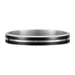Emalie Infinite Bracelet Black Silver - Medium