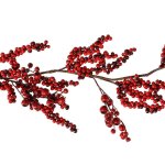 Garland Foam 3X10X130CM With Red Berries