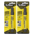 General Purpose Marker Black - Pack Of 2