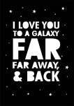 Galaxy Far Away - Acrylic Wall Print - 600MM X 600MM