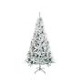 210CM Lifelike Snow-flocked Spruce Christmas Tree
