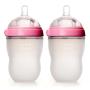 Comotomo Natural Feel Bottle 250ML -twin Pack - Pink