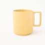 Flat Stackable Mug Choose From 6 Colours - Mustard