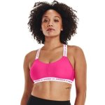 Under Armour Women's Crossback Low Sports Bra - Pink white - XL