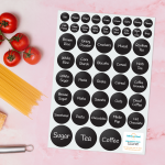 Chalky Pantry Labels - Black