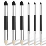 6PCS Artist Blending Sponge Pen 2 Sizes Double-headed Pastel Blending Stump Pencil Sketch Brush Rubbing Lucy Drawing Art Foam Bl
