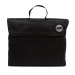 Meeco Gusset Bookbag+handle Black