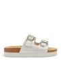Identitygirls Silver Platform Cork Sandal