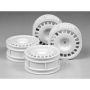 White Rally Dish Wheels 26MM/+2 4