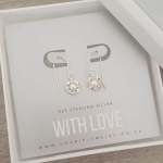 Shona 925 Sterling Silver Dangle Earrings Size: 9MM