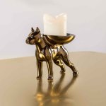 Bruno Bowl candle Holder - Bronze