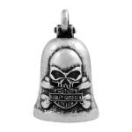 Vintage Skull & Crossbones Ride Bell Durable Zinc