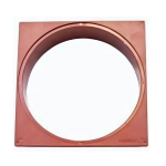 Pool Weir Replacement Aqua Weir Deck Collar Brown Large
