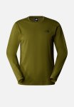M Long Sleeve Simple Dome Tee - Forest Olive
