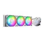 AeroCool Aerocol Abyss L360 Digital Display Argb Liquid Cooler – White