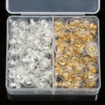 150 Pieces Bullet Clutch Earring Backs For Studs With Pad Rubber Earring Stoppers Pierced Safety Earring Pin Backs Diy Jewelry M