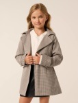 Paris Teen Trench Coat - 16 Mocha MINI Check