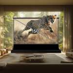 Vividstorm S Lite Hyper Motorized Tension Floor Rising Lenticular Alr Projector Screen