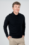 Knit Sportshirt - Black - Black XL