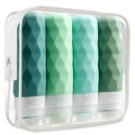 4 Pack Silicone Travel Bottles For Toiletries Tsa Approved 3OZ Portable Travel Bottles Bpa Free Leak Proof Squeezable Travel Siz