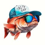 1PC Cool Fashion Fish With Fashion Glasses & Hat Iron-on Patch - Diy Heat Transfer Decal For T-shirts Jackets Jeans - Perfect Fo