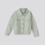 GIRLS Twill Jacket - 10 Green