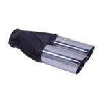 Stainless Steel Twin Off-set 50MM Exhaust Tailpipe - Autostyle Motorsport South Africa