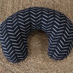 Feeding Pillow Cover Herringbone Stripes And Dashes Set