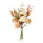 Artificial Dandelion Floral Bouquet - Brown