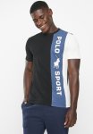 Polo Men Sport Colour Block Short Sleeve Tee - Black