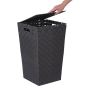 Weaved Paris Laundry Basket Black 60L