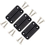 Neverbreak Parts - 3 Pack Black Igloo Cooler Hinges Replacement With Screws High Strength Cooler Replacement Parts Parts Kit For