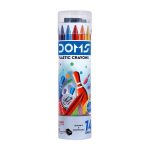 Doms Plastic Crayons 14TIN+ERASER
